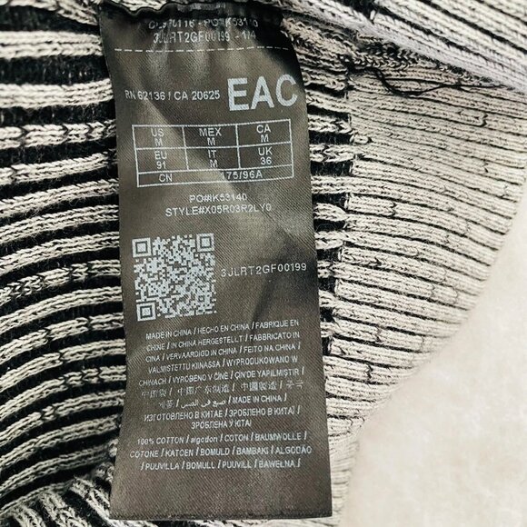 Guess Los Angeles Mens Gray Full Zip Pocket Rib Knit Cardigan Sweater Size M - Picture 4 of 8